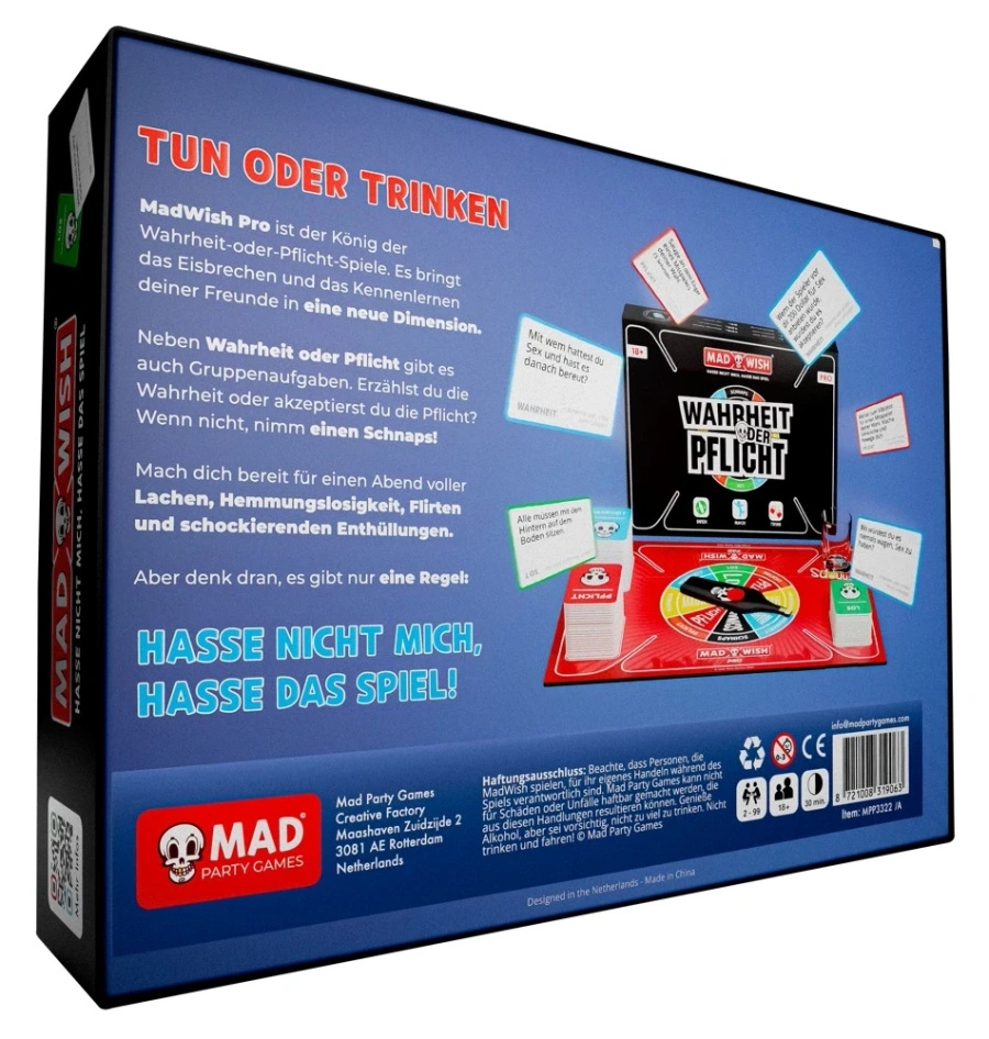 MadWish Pro – gra imprezowa dla dorosłych, edycja rozszerzona