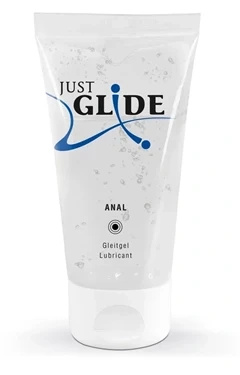 Just Glide Anal żel nawilżający na bazie wody 50 ml, formuła wegańska