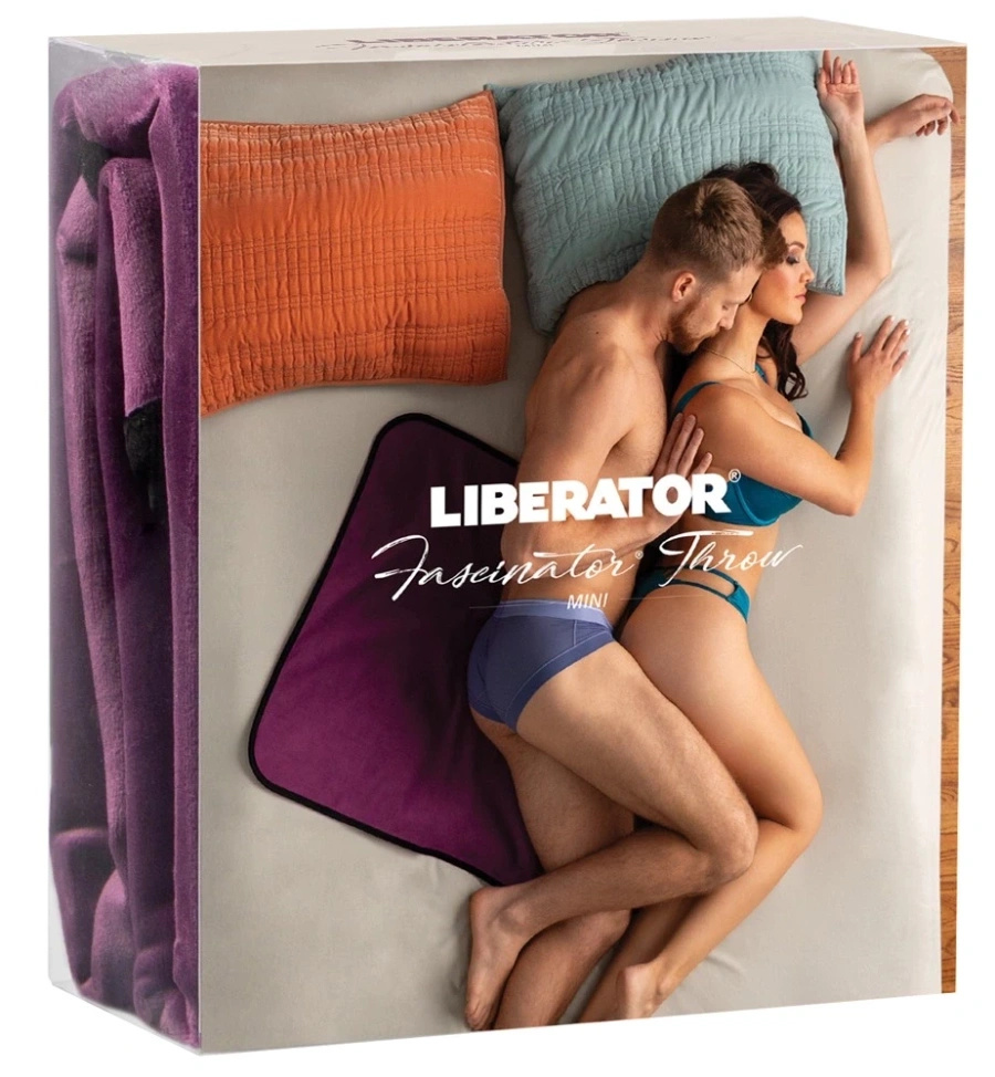 Liberator Fascinator Throw Mini – koc ochronny, fioletowy, 91 x 66 cm