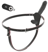 You2Toys RC Vibrating Double Strap-On silikonowy, podwójny, z pilotem