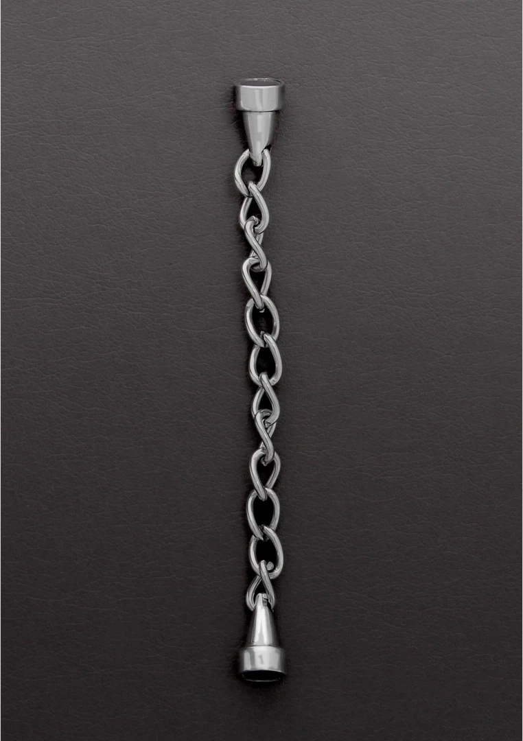 Steel Mini – magnetyczny zacisk z łańcuszkiem – stalowy, 1 sztuka