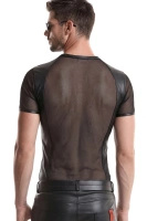 T-shirt Z Siateczki Z Panelami Wetlook Na Plecach Jonas Czarny Regnes