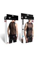 T-shirt Z Siateczki Ze Wstawkami Wetlook Silvestro Czarny Regnes