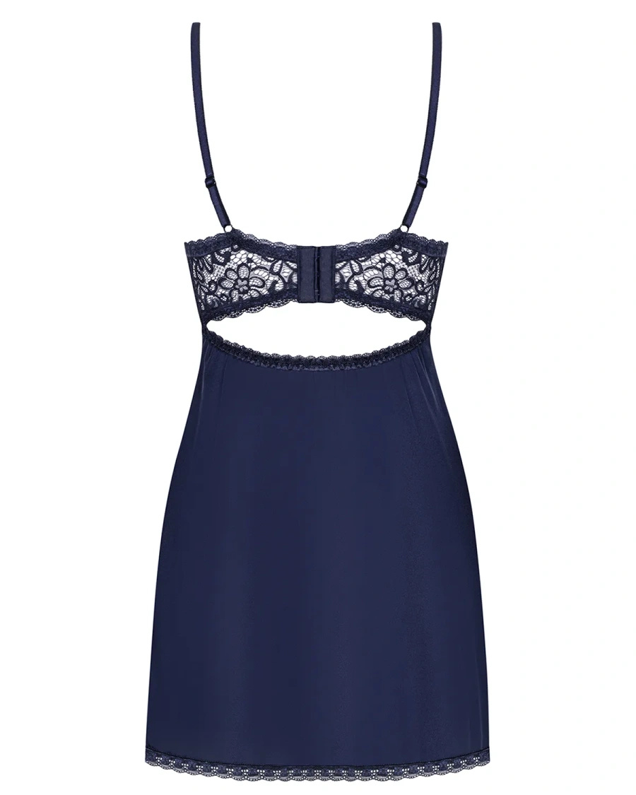 Drimera babydoll i stringi niebieskie Obsessive