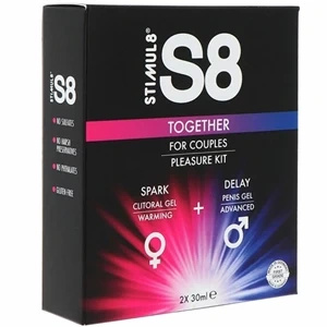 S8 Together Kit – zestaw dla par: żele Spark Clitoral Gel and Delay Gel, 2 x 30 ml