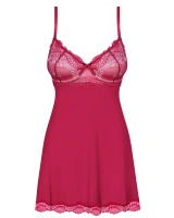 Rosalyne babydoll i stringi czerwone - przełamanie barier Obsessive