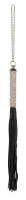 Bad Kitty mini bicz czarny z rączką ozdobioną kryształkami, 40 cm
