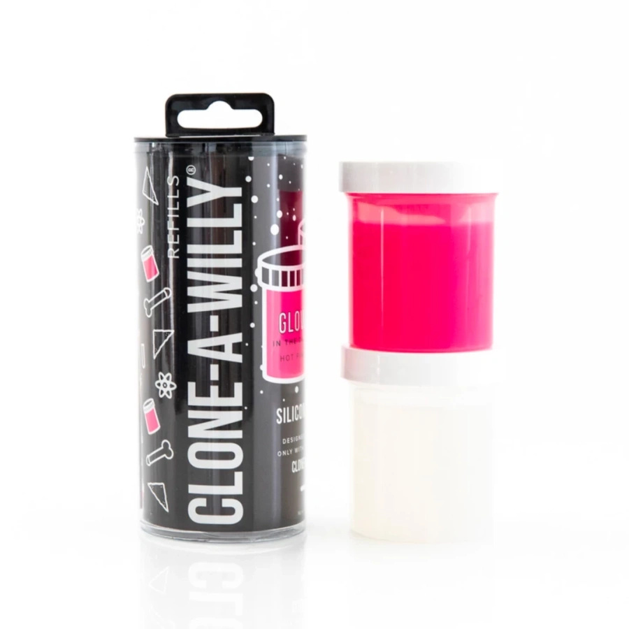 Clone A Willy Refill Hot Pink Glow silikon uzupełniający do odlewów, 120 ml