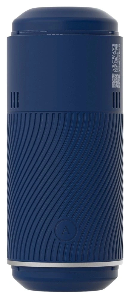 Arcwave Pow masturbator silikonowy czarny 18 cm z zaworem ciśnienia