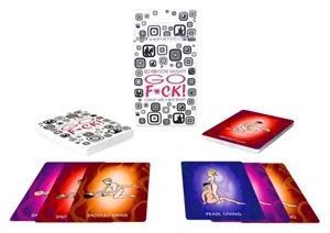 Kheper Games Go F*ck Card Game – gra karciana dla par, 52 karty