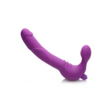 XR Brands Royal silikonowy strapless potrójny, wibrujący, czarny