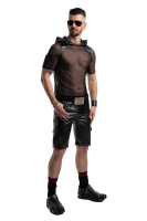 T-shirt Siateczkowy Z Kapturem Wetlook Tito Czarny Regnes