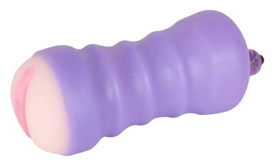 You2Toys Gina masturbator z wibracjami, fioletowy, 14 cm