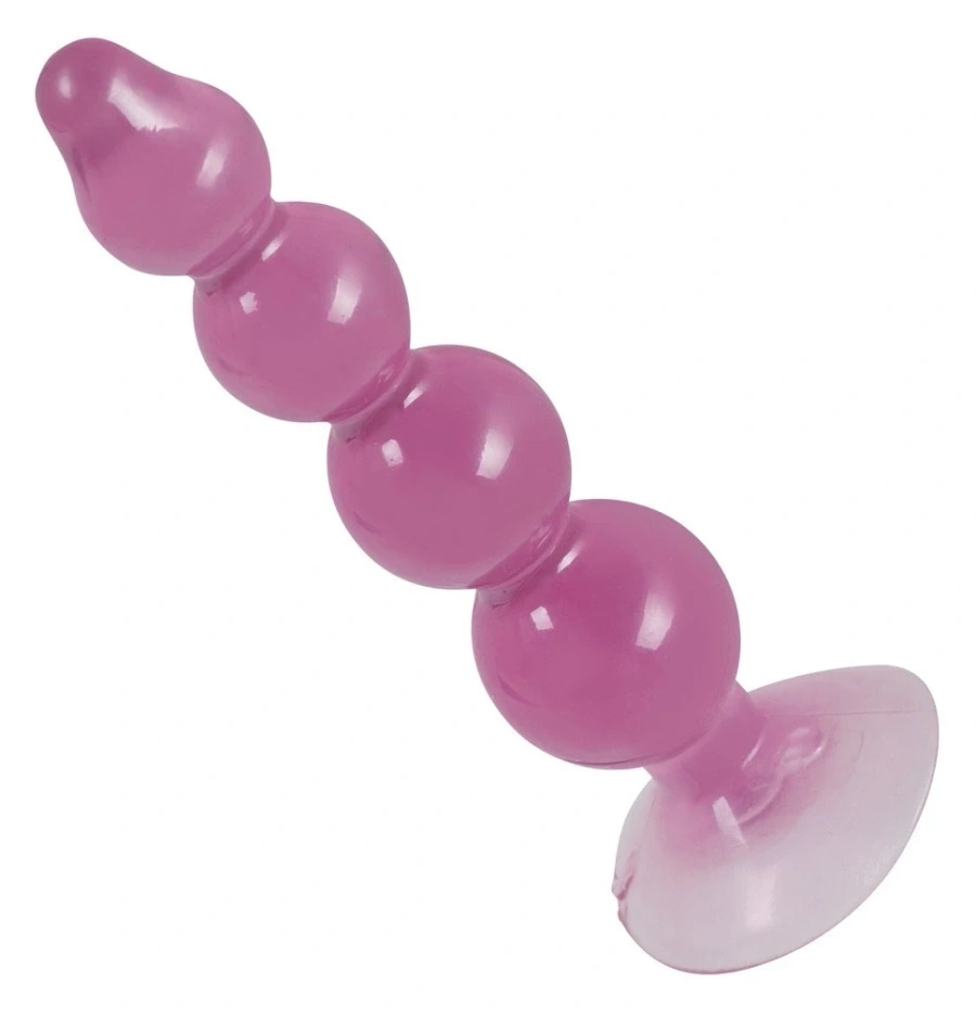 You2Toys korek analny kulkowy TPR purpurowy 13 cm