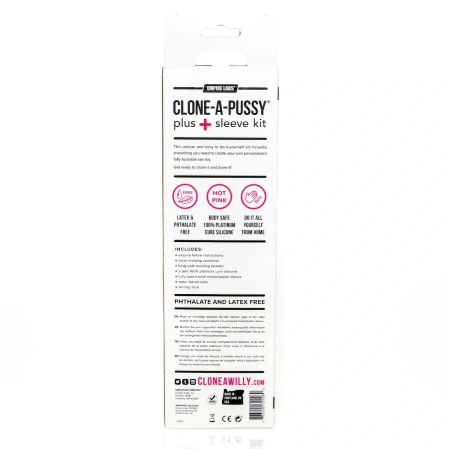 Clone-A-Pussy Plus Sleeve Kit Pink zestaw do odlewu z wkładką