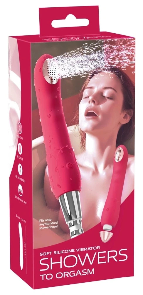 You2Toys Showers to Orgasm wibrator do prysznica z masażem wodnym, 20,1 cm