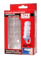 XR Brands Crystal Sleeve osłona TPR 11,4 cm, przezroczysta