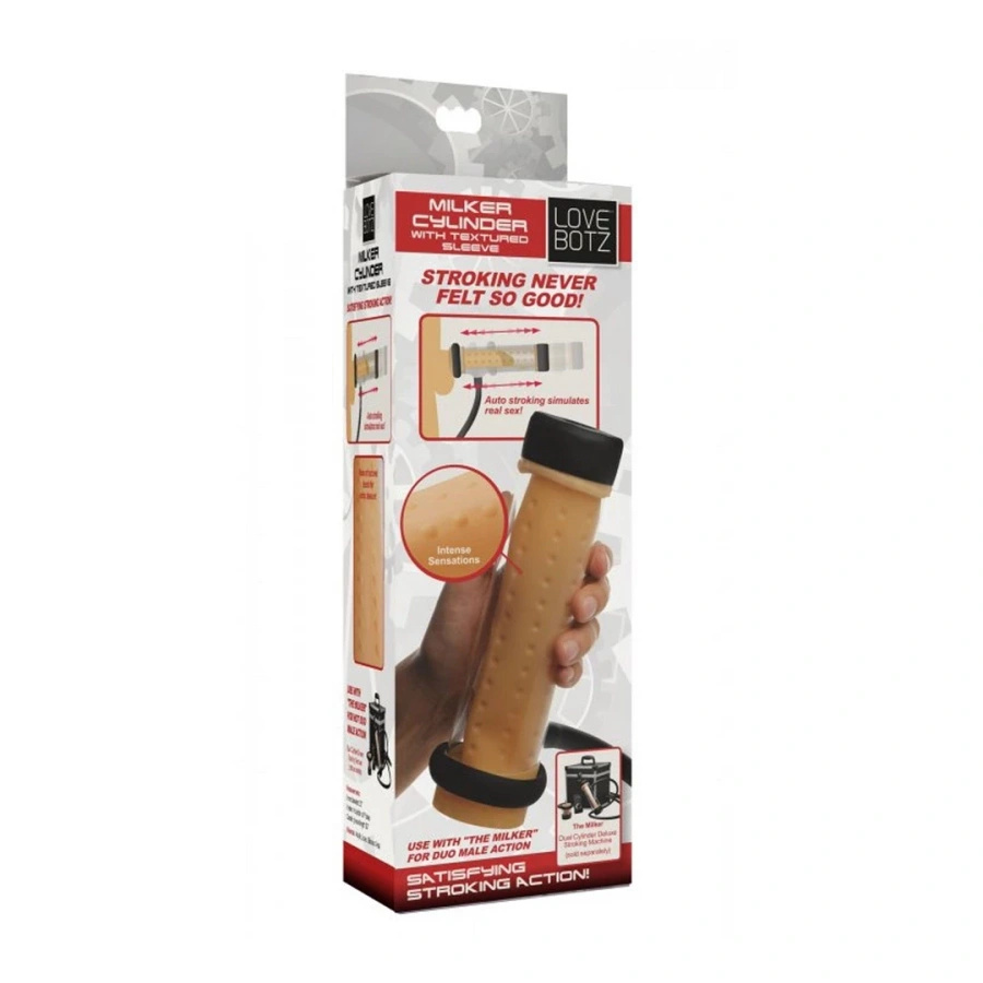 XR Brands teksturowany cylinder wymienny do maszyny Milker Automatic Stroker