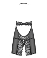 Joylace babydoll i stringi czarny - niezapomniana noc Obsessive