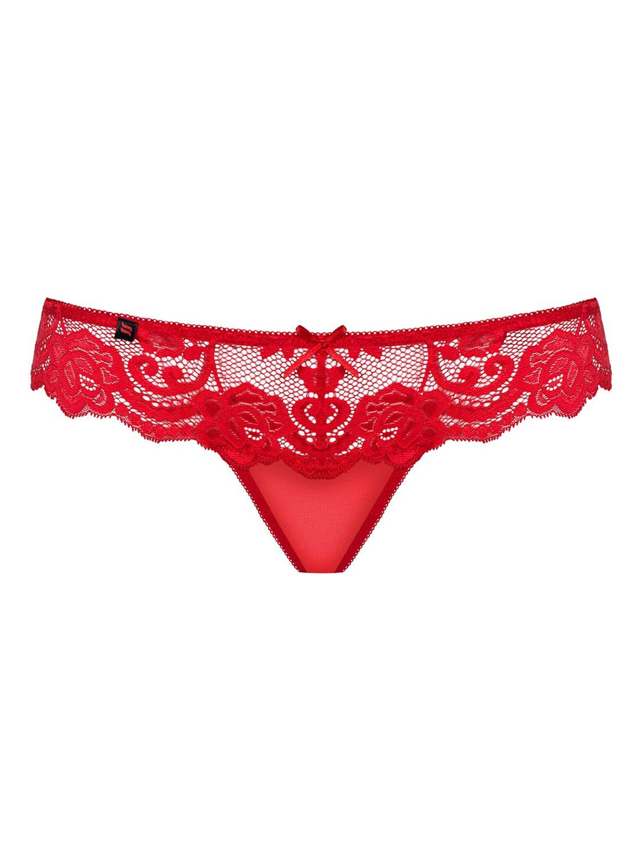 829-THO-3 stringi czerwone – Królowa Koralowa Obsessive