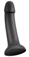 You2Toys Your Strap-On – majtki na szelkach z silikonowym dildo 17,5 cm, czarne