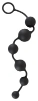 Black Velvets kulki analne silikonowe elastyczne 40 cm