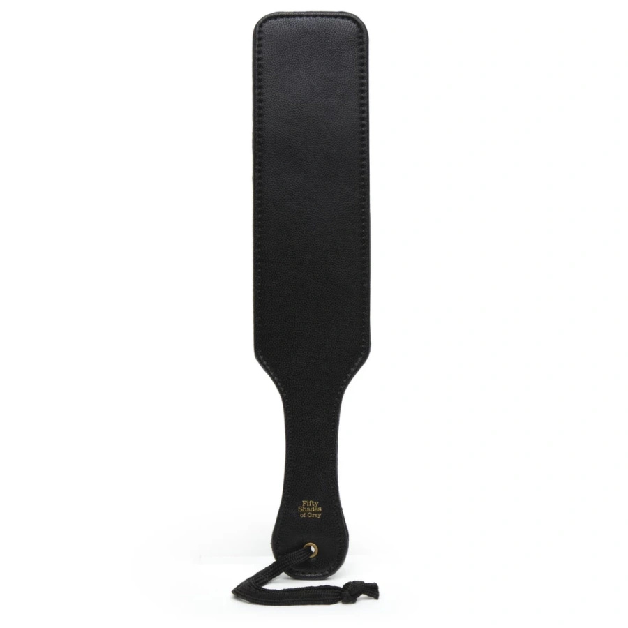 Fifty Shades of Grey Bound to You Paddle packa ze skóry syntetycznej, czarna