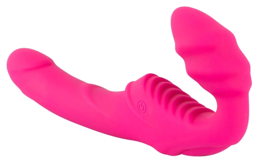 You2Toys Strapless Strap-On 2w1 różowy – wibrujący, bez uprzęży, 21,8 cm