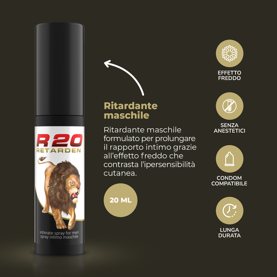 Chłodzący spray dla mężczyzn R20 20 ml IntimateLine