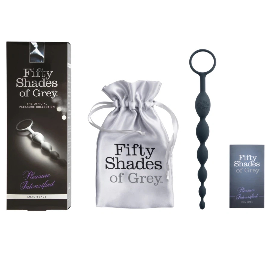 Fifty Shades of Grey Pleasure Intensified silikonowe kulki analne 25,4 cm