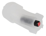 Vulcan Intimate System masturbator z wibracją 15 cm, przezroczysty