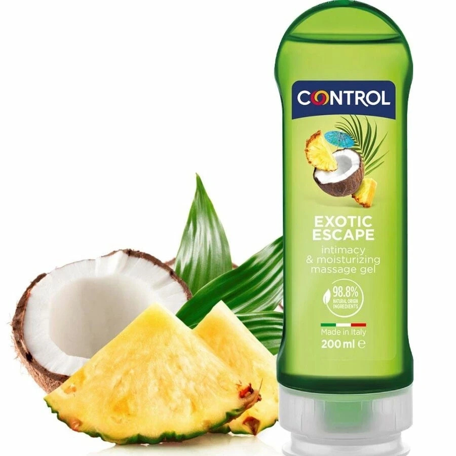CONTROL żel do masażu 2 w 1 Exotic Touch 200 ml bez parabenów