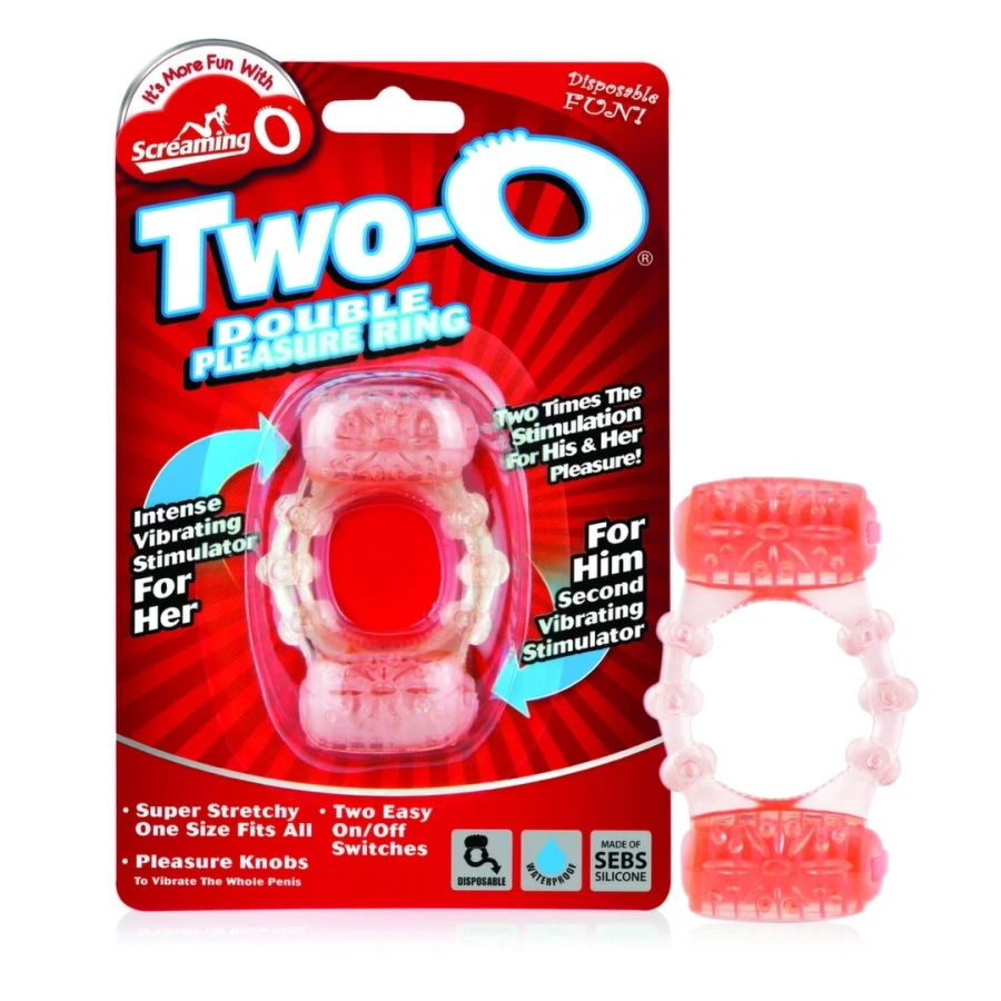 The Screaming O Two-O pierścień silikonowy z dwoma wibracjami