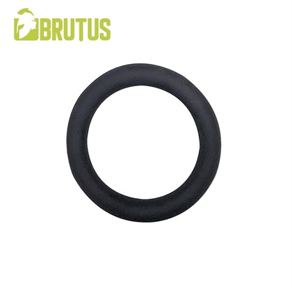 Silikonowy pierścień erekcyjny Brutus Slim Donut Silicone Cock Ring Black