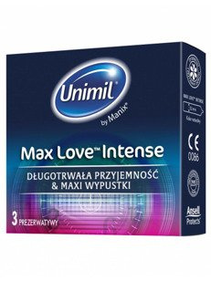 Max Love Intense - długotrwała przyjemność & maxi wypustki (3 szt.)