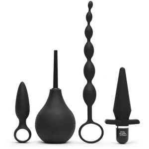 Fifty Shades of Grey Pleasure Overload Starter Kit – zestaw 4-elementowy, czarny