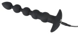 Black Velvets model 60383 – silikonowy korek analny z wibracją, czarny