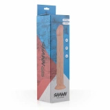 Real Fantasy Shawn XL dildo realistyczne z przyssawką 24 cm, beżowe
