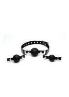 XR Brands BallGag System knebel z 3 wymiennymi silikonowymi kulkami
