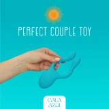 Cala Azul Dani masażer dla par z pierścieniem, 10 trybów