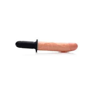 XR Brands Thruster XL wibrator z uchwytem, 23 cm, czarny
