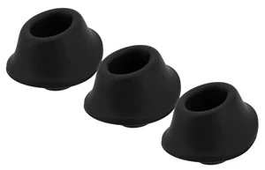 Womanizer W-Heads zestaw 3 nakładek M czarny – silikonowe, rozmiar M