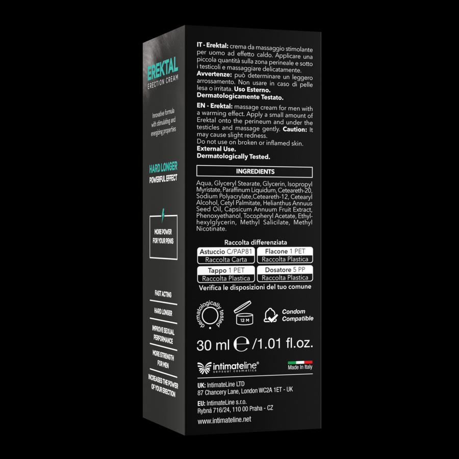 Krem stymulujący dla mężczyzn Erektal 30 ml IntimateLine