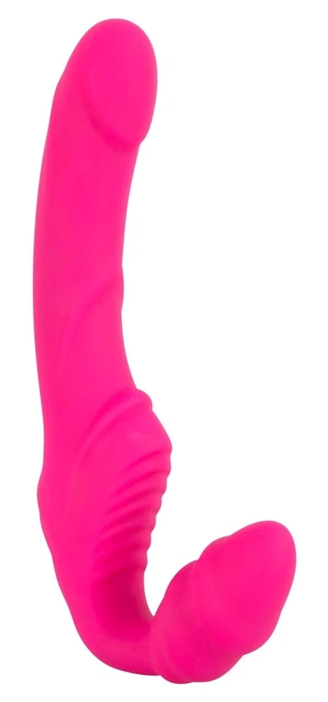 You2Toys Strapless Strap-On 2w1 różowy – wibrujący, bez uprzęży, 21,8 cm