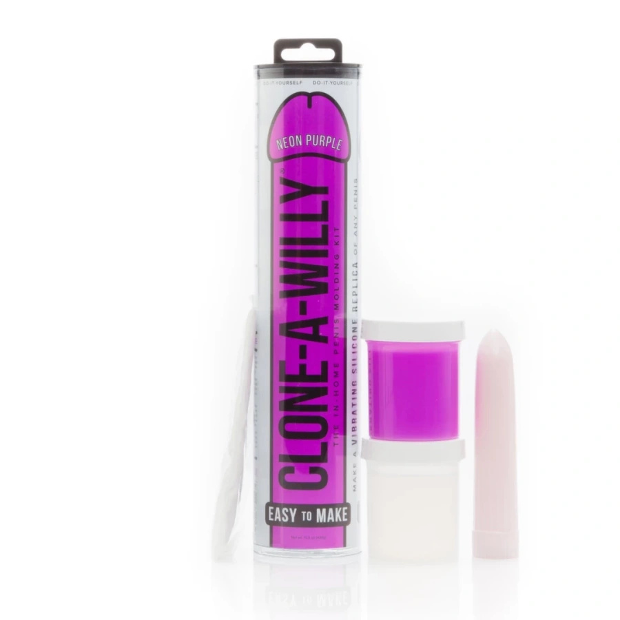 Clone-A-Willy Kit Purple – zestaw do tworzenia odlewu z wibracją, fioletowy