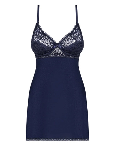 Drimera babydoll i stringi niebieskie Obsessive