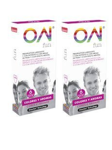 Okamoto ON FUN - Efekt mentolu lub aromat truskawki (12 szt.)