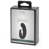 Fifty Shades of Grey Sensation G-Spot Rabbit – wibrator króliczek silikonowy, USB, czarny