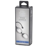 Fifty Shades of Grey Inner Goddess Jiggle Balls – kulki gejszy czarno-srebrne, 67 g