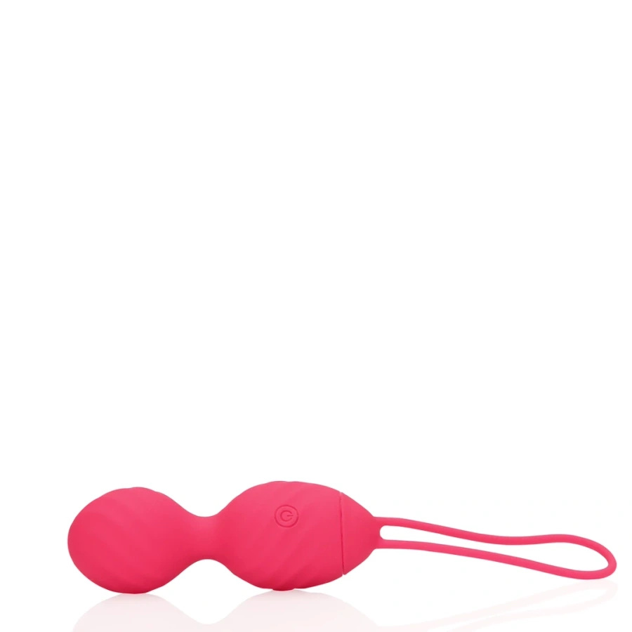 Loveline zestaw wibrujących jajeczek z pilotem Strawberry Red